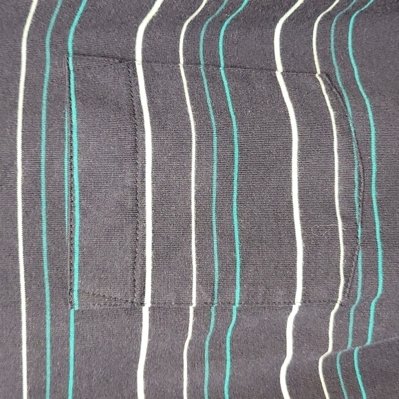 Roundtree & Yorke Stripe Polo Shirt blue XL - Picture 5 of 6